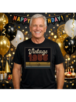 Koszulka Męska Vintage 1956 | 70 lat