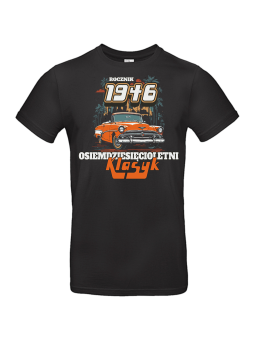 Koszulka Męska Auto Klasyk 1946 | 80 lat