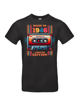 Koszulka Męska Kolorowa Kaseta 1946 | 80 lat