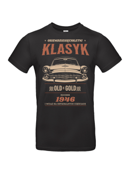Koszulka Męska Old is Gold Auto Klasyk 1946 | 80 lat