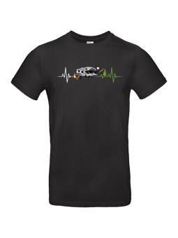 Koszulka Męska Kamper Heartbeat