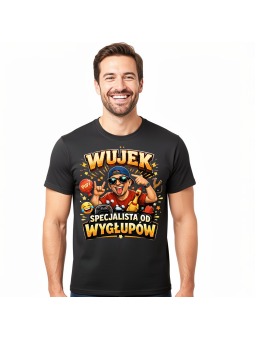 Koszulka Męska Wujek Od Wygłupów