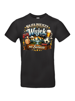 Koszulka Męska Najfajniejszy Wujek Na Świecie II