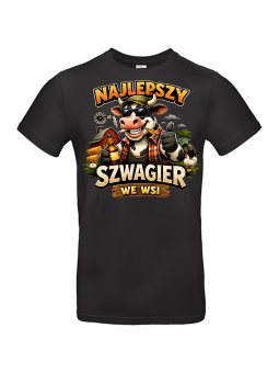 Koszulka Męska Najlepszy Szwagier We Wsi II