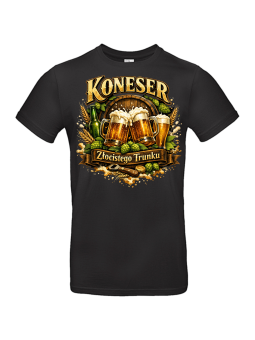 Koszulka Męska Koneser Złocistego Trunku