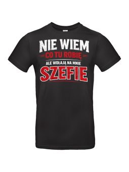Koszulka Męska Wołają Na Mnie Szefie