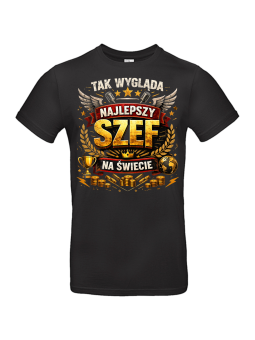 Koszulka Męska Tak Wygląda Najlepszy Szef