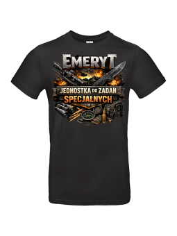 Koszulka Męska Emeryt Jednostka Do Zadań Specjalnych II