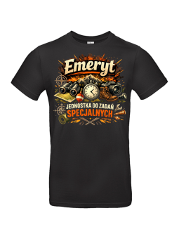 Koszulka Męska Emeryt Jednostka Do Zadań Specjalnych III