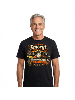 Koszulka Męska Emeryt Jednostka Do Zadań Specjalnych III