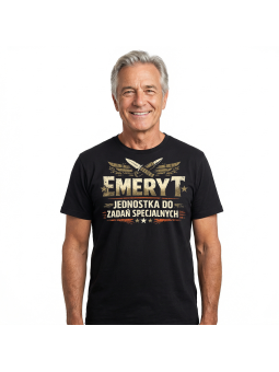 Koszulka Męska Emeryt Jednostka Do Zadań Specjalnych IV