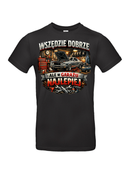 Koszulka Męska W Garażu Najlepiej II