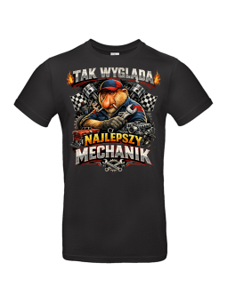 Koszulka Męska Tak Wygląda Najlepszy Mechanik