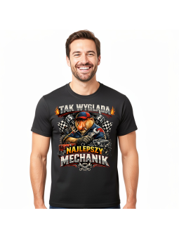 Koszulka Męska Tak Wygląda Najlepszy Mechanik