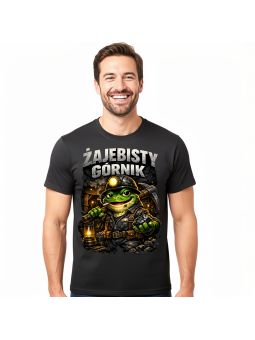 Koszulka Męska Żajebisty Górnik II