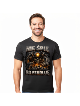 Koszulka Męska Nie Śpię Fedruję