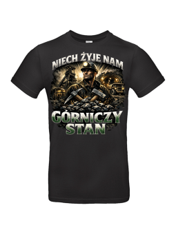 Koszulka Męska Górniczy Stan