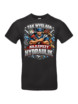 Koszulka Męska Najlepszy Hydraulik II