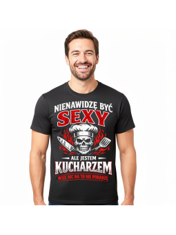 Koszulka Męska Sexy Kucharz