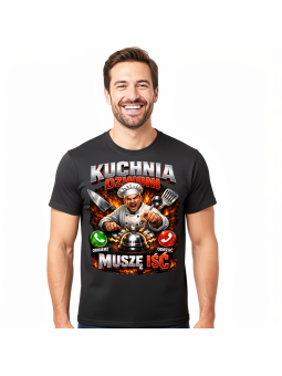 Koszulka Męska Kuchnia Dzwoni