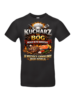 Koszulka Męska Kucharz To Bóg II