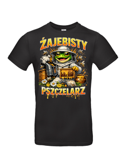 Koszulka Męska Żajebisty Pszczelarz