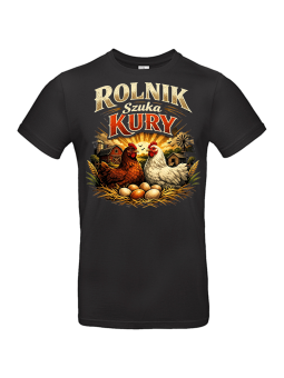 Koszulka Męska Rolnik Szuka Kury