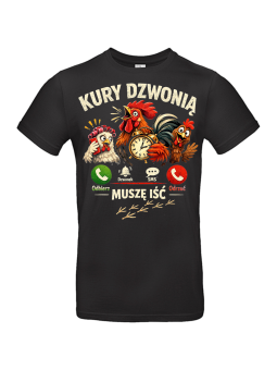 Koszulka Męska Kury Dzwonią