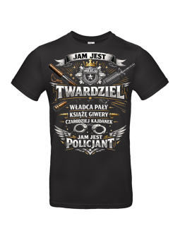 Koszulka Męska Jam Jest Policjant