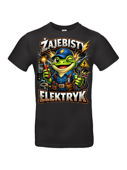 Koszulka Męska Żajebisty Elektryk