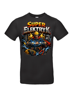 Koszulka Męska Super Elektryk