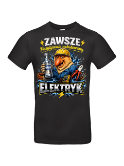 Koszulka Męska Nosacz Pozytywny Elektryk