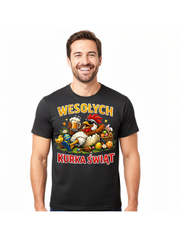 Koszulka Męska Kogut Wesołych Kurka