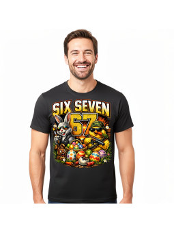 Koszulka Męska Kurczak i Zając Six Seven