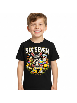 Koszulka Koszulka Dziecięca Wielkanocny DAB Czarna - Śmieszne T-Shirty z Nadrukami ?