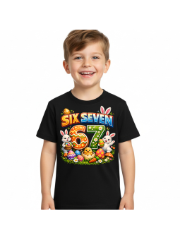 Koszulka Koszulka Dziecięca Wielkanocny DAB Czarna - Śmieszne T-Shirty z Nadrukami ?