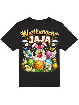Koszulka Koszulka Dziecięca Wielkanocny DAB Czarna - Śmieszne T-Shirty z Nadrukami ?