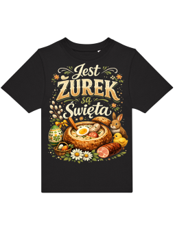 Koszulka Koszulka Dziecięca Wielkanocny DAB Czarna - Śmieszne T-Shirty z Nadrukami ?