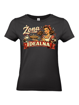 Koszulka Koszulka Damska Wariatek się nie kocha Czarna - Śmieszne T-Shirty z Nadrukami ?