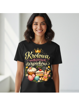 Koszulka Koszulka Damska Wariatek się nie kocha Czarna - Śmieszne T-Shirty z Nadrukami ?