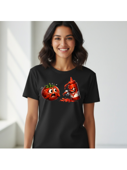 Koszulka Koszulka Damska Wariatek się nie kocha Czarna - Śmieszne T-Shirty z Nadrukami ?