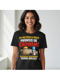 Koszulka Koszulka Damska Wariatek się nie kocha Czarna - Śmieszne T-Shirty z Nadrukami ?