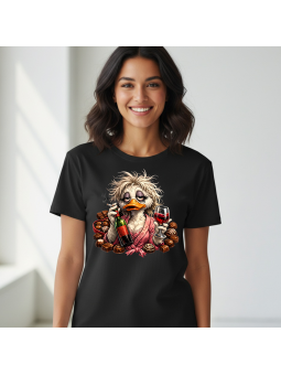 Koszulka Koszulka Damska Wariatek się nie kocha Czarna - Śmieszne T-Shirty z Nadrukami ?