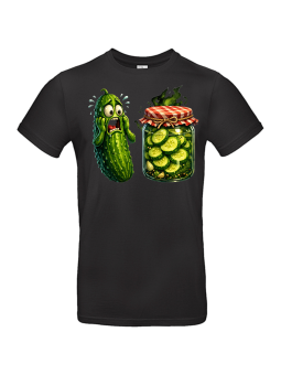 Koszulka Męska Wystraszony Ogórek