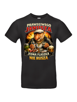 Koszulka Męska Nosacz Janusza Flaszka Nie Rusza