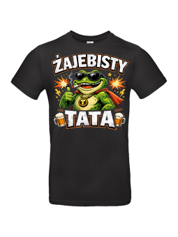 Koszulka Męska Żajebisty Tata