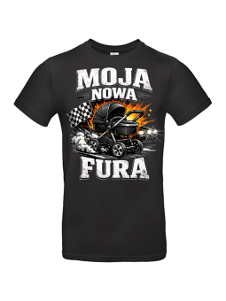 Koszulka Męska Moja Nowa Fura