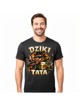 Koszulka Męska Dziki Tata