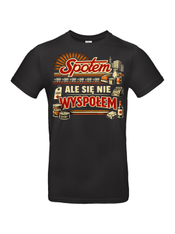 Koszulka Męska Społem Ale Się Nie Wyspołem IV