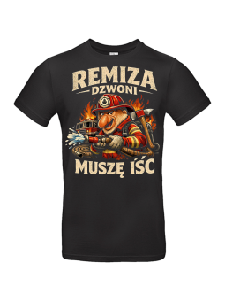 Koszulka Męska Nosacz Remiza Dzwoni Muszę Iść